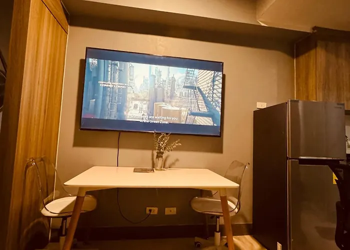 Fame Residences Mandaluyong 1 Bedroom With Two Big Tv With Balcony Apartment
